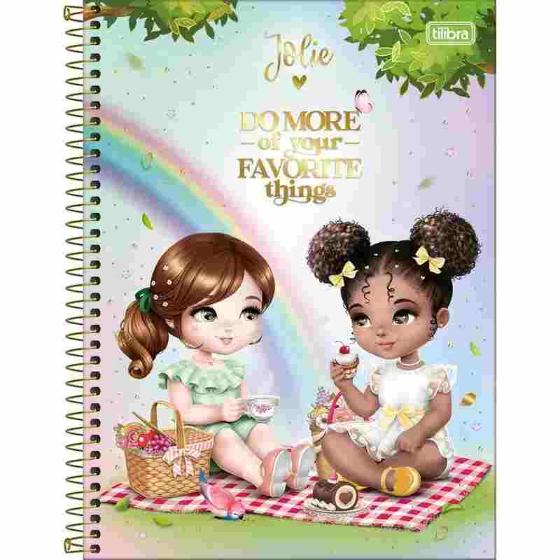 CADERNO C.D. 1X1 JOLIE